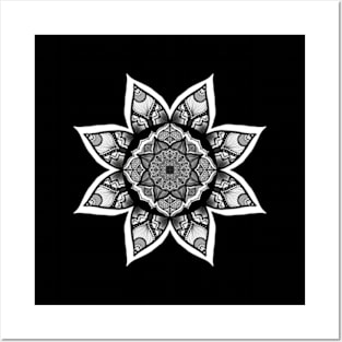 Flower Mandala Posters and Art